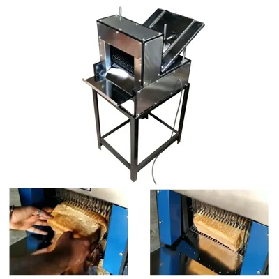 24 Blade Bread Slicer SS Body with 0.5 HP Crompton Motor